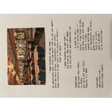 Pizza Restaurant Thank You Label Stick On 4 " x 6 " 1000 Quantity